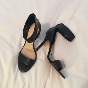 Saks Fifth Avenue | Black Ankle Strap Heel