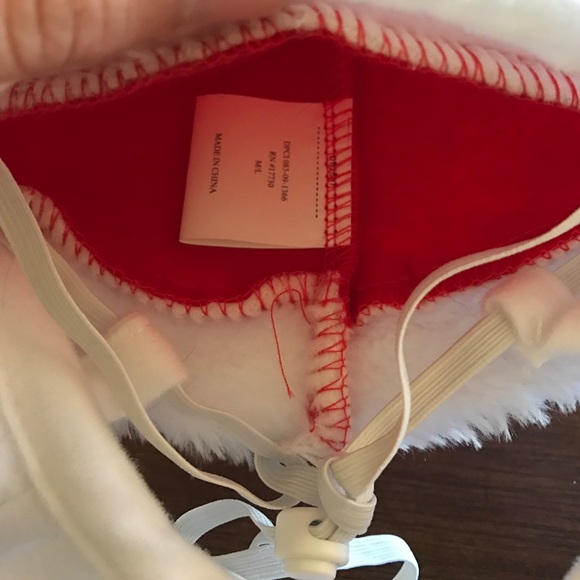 Dog  Santa  hat  and beard M/L - Picture 2 of 3