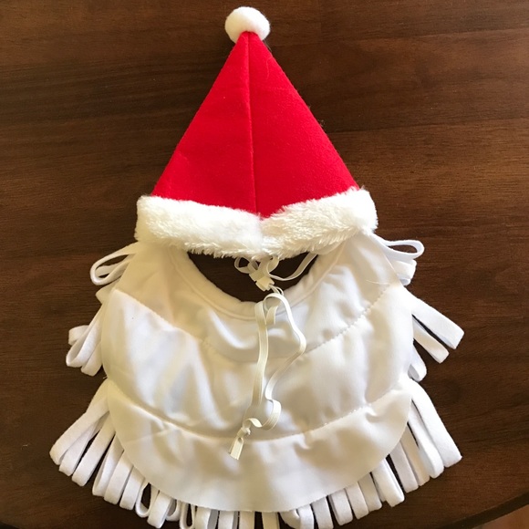 Dog  Santa  hat  and beard M/L - Picture 3 of 3