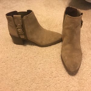 Franco sarto suede booties