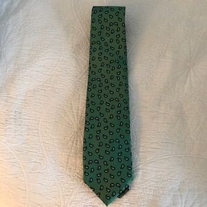 Brooks Brothers necktie - green paisley