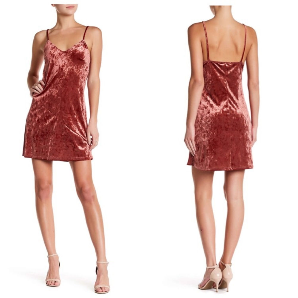 Velvet Slip Dress