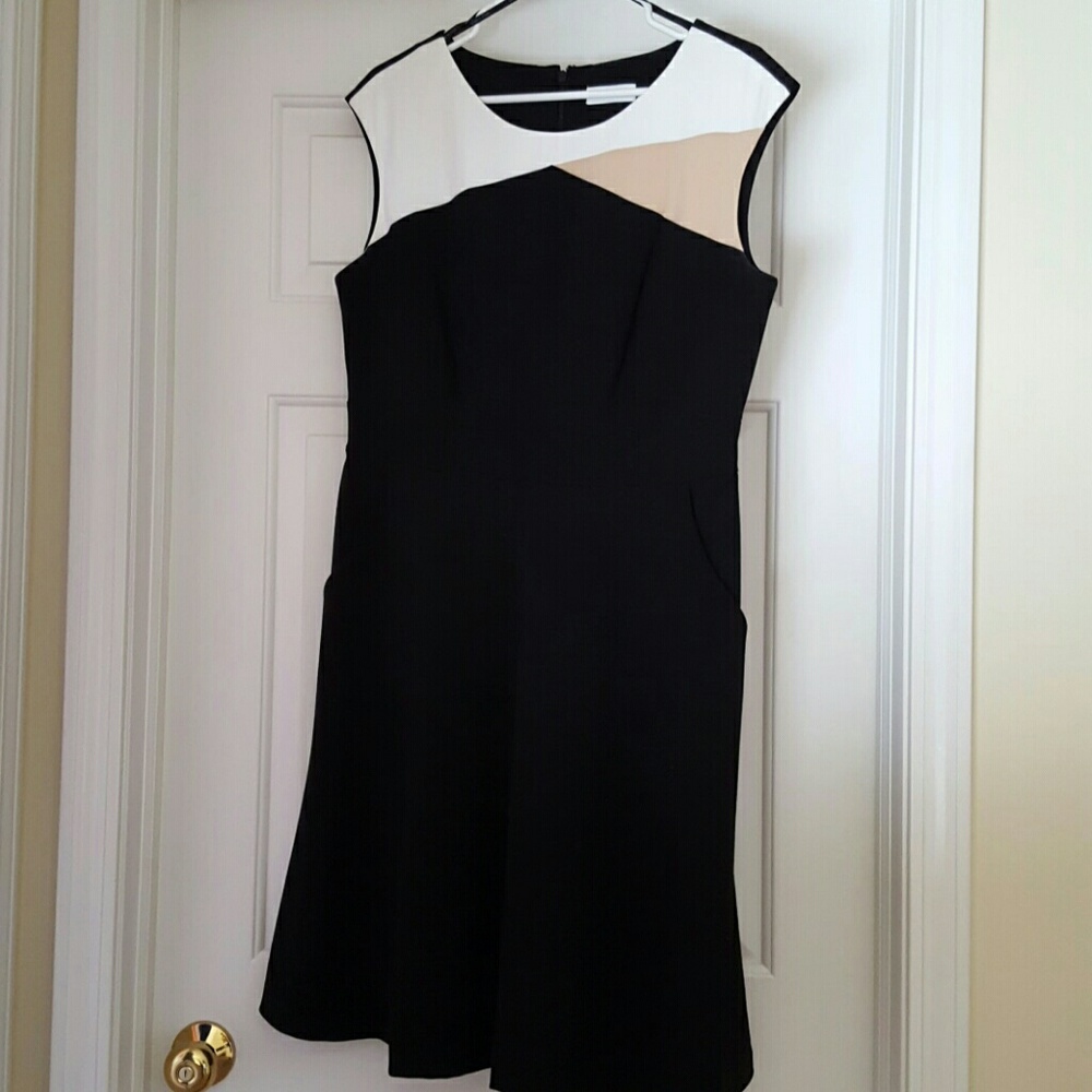 SOLD!!  Worn once!  Calvin Klein dress