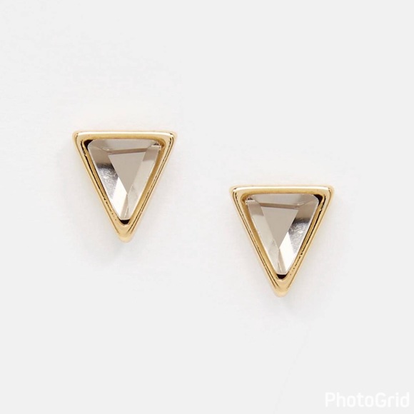 Wind and Willow Jewelry - Pyramid Crystal Stud Earrings