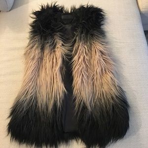Blank NYC fur vest