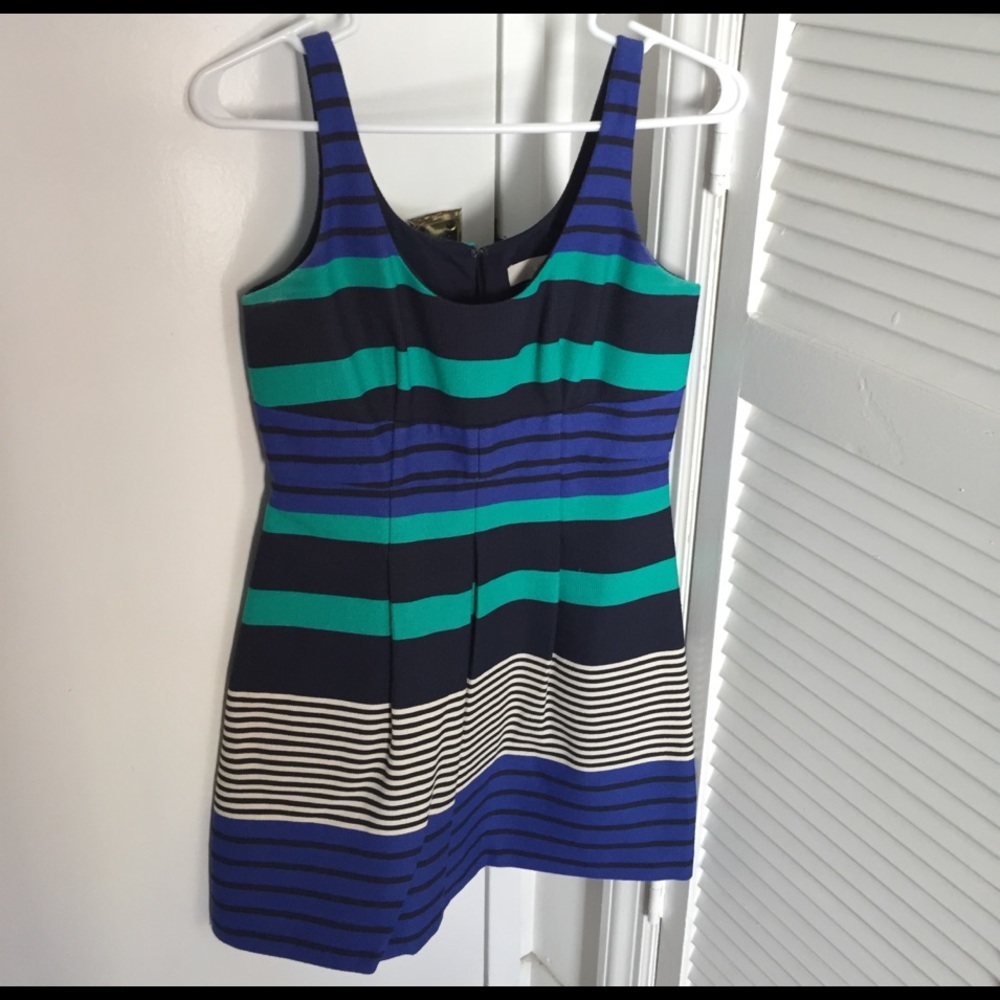 Loft 00 Petite Colorful Dress