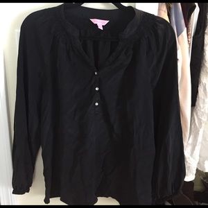 Black Lilly Pulitzer Elsa Top