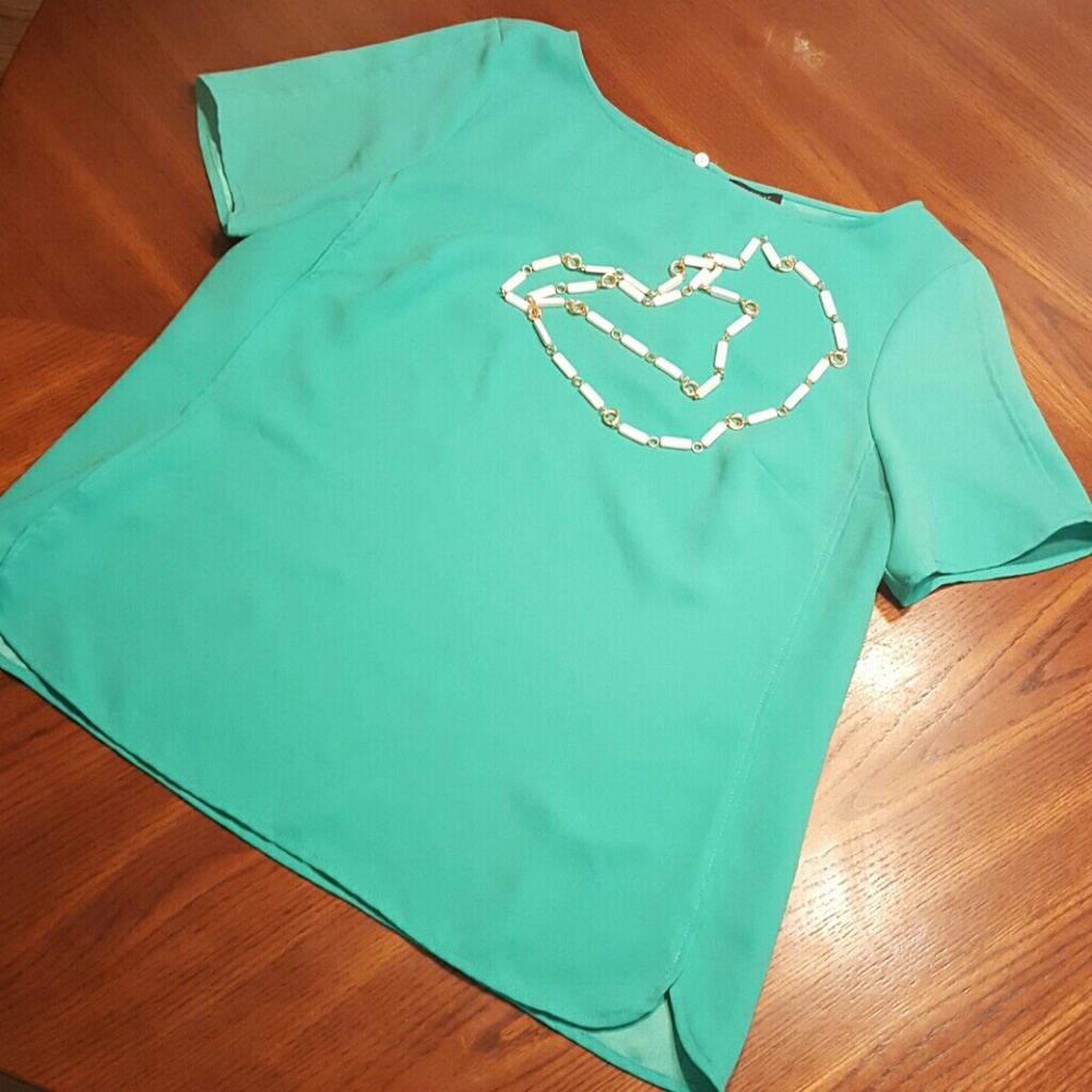 Lovely teal Ann Taylor blouse!