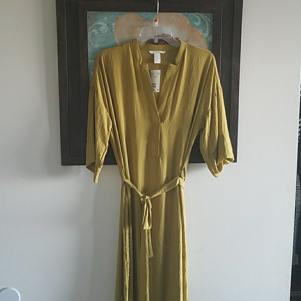 Crepe cover-up caftan dress
