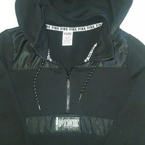 🚫SOLD ON MERC🛇VS PINK Quarter Zip Hoodie