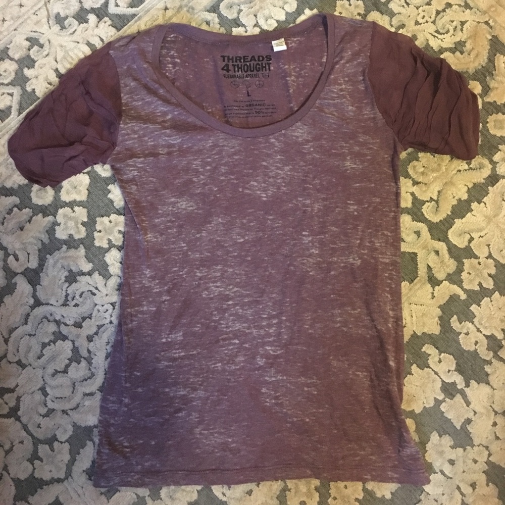 Lavender organic cotton t-shirt