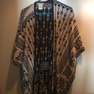 Tribal print cardigan