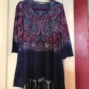 One World high/low tee