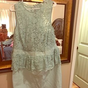 Beautiful mint green cocktail dress