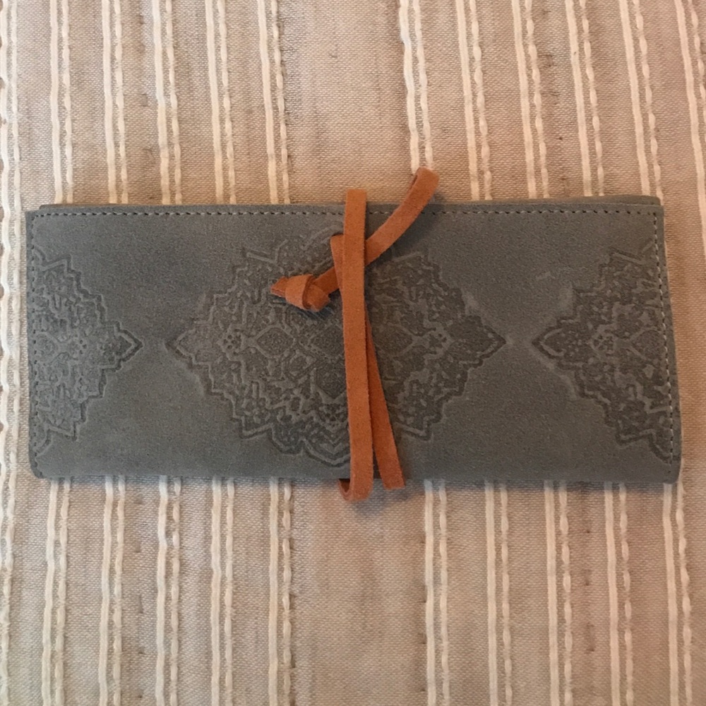 Suede wallet