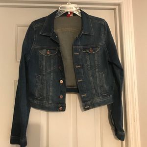 Size 12 Cropped Denim Jacket