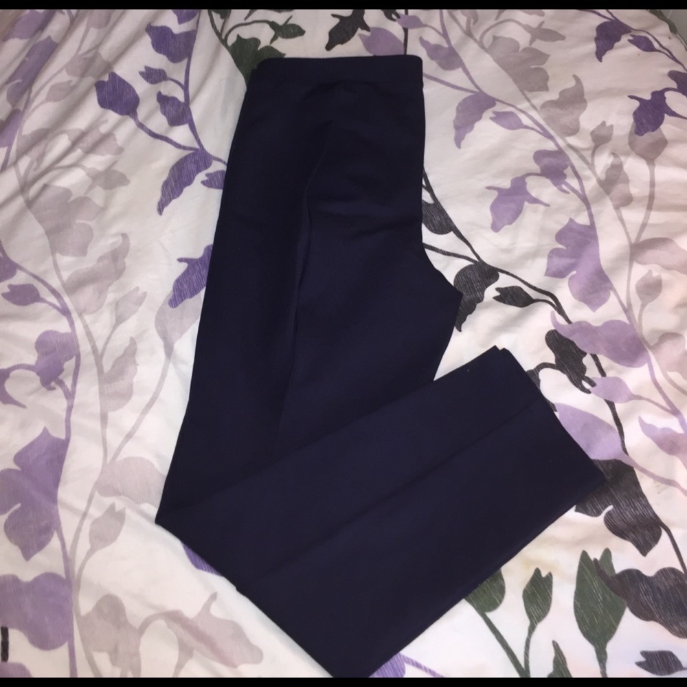Crown & Ivy navy blue dress pant