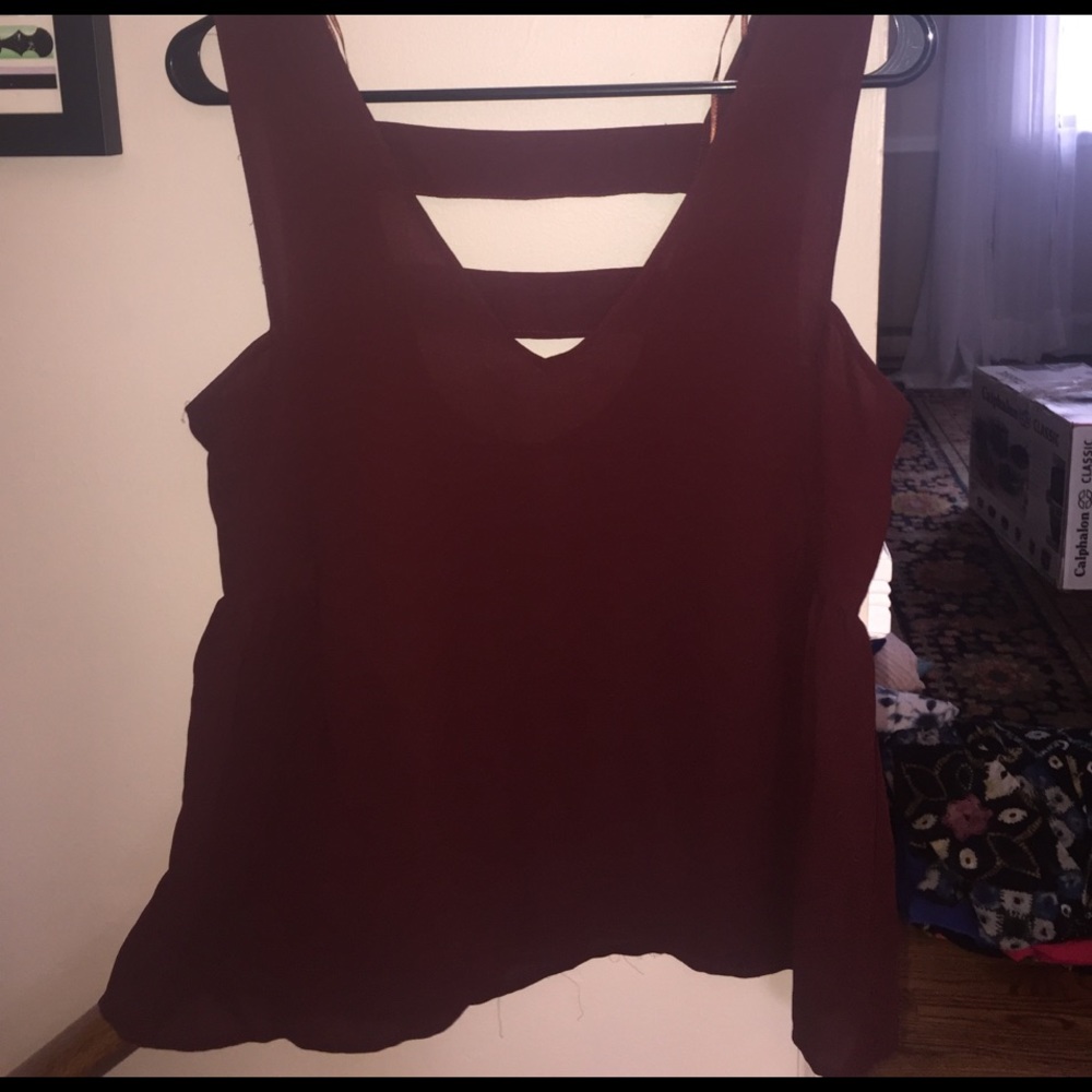 Zara maroon tank top