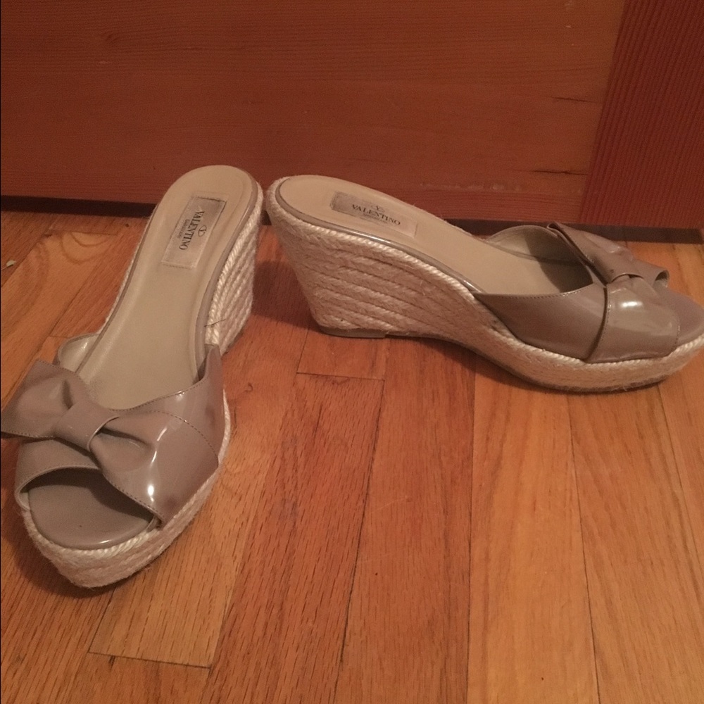 Gently worn Valentino espadrilles