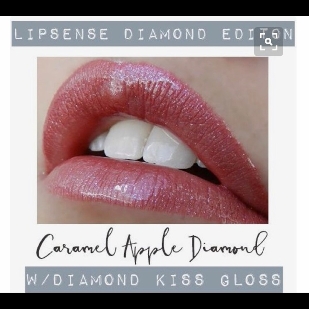 LipSense Caramel Apple Diamond and Glossy Gloss