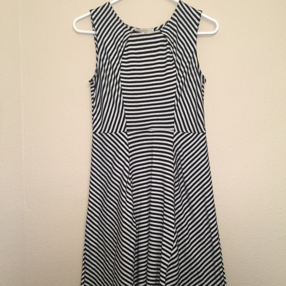 Black White Stripped Dress