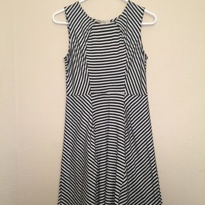 Black White Stripped Dress