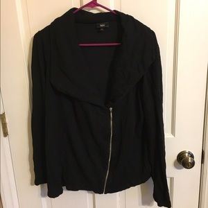 Mossimo knit moto jacket - large