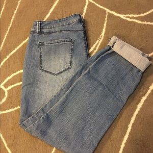 D Jeans stretch skinnies light blue 14