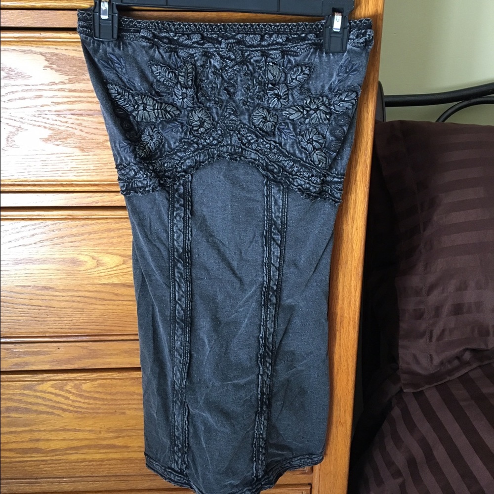 Free People strapless dress