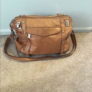 REBECCA MINKOFF LEATHER CUPID SATCHEL REBECCA MINKOFF LEATHER CUPID SATCHEL