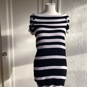 Striped Sweater Dress