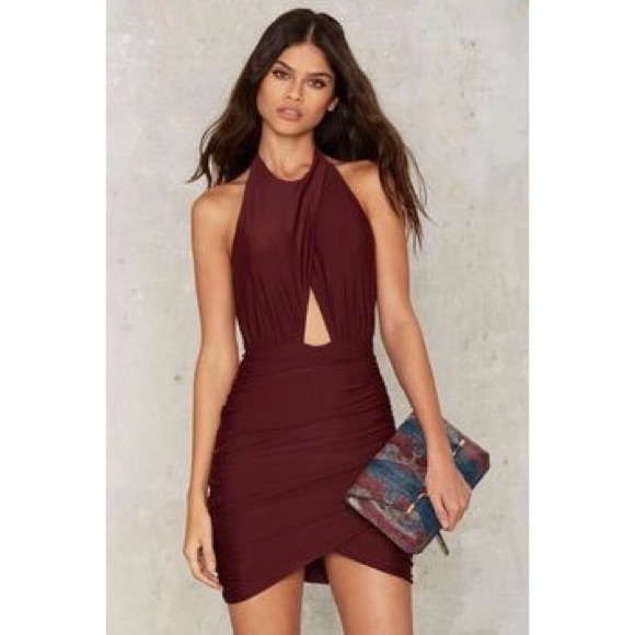 Tiger Mist Mad Ruche Bodycon Dress - Picture 1 of 3