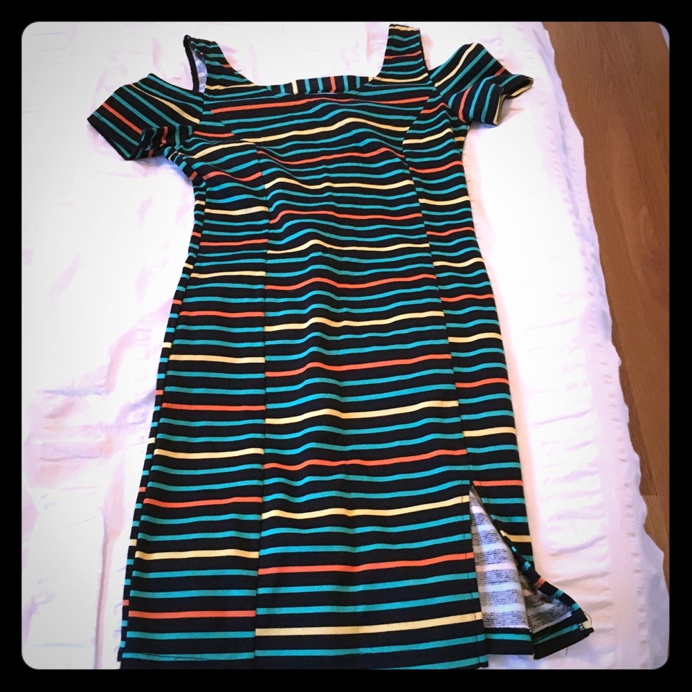 Body con striped dress