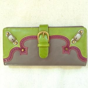 Espe Grey and Green wallet