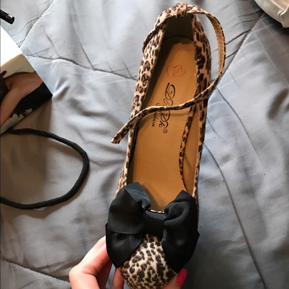 Leopard bow heels - Picture 2 of 3