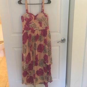 Forever 21 Hi-Low Floral Dress