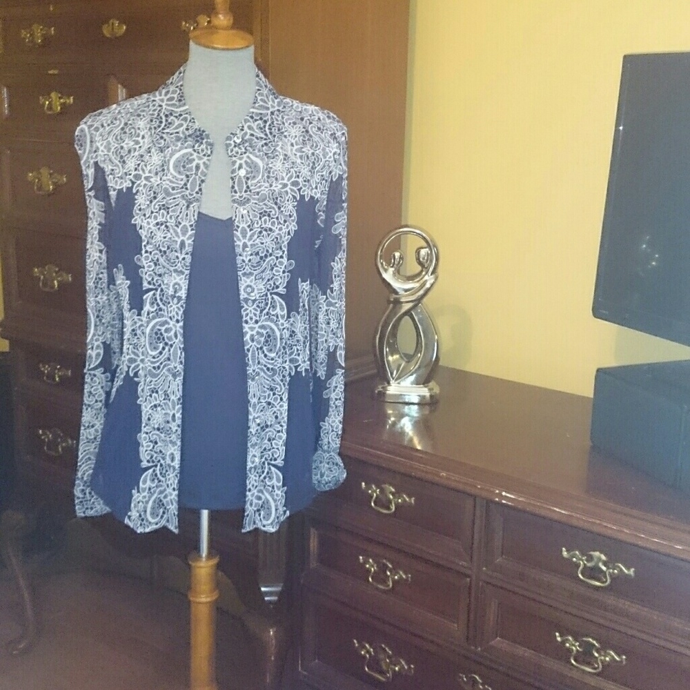 Shirt with tank NWOT