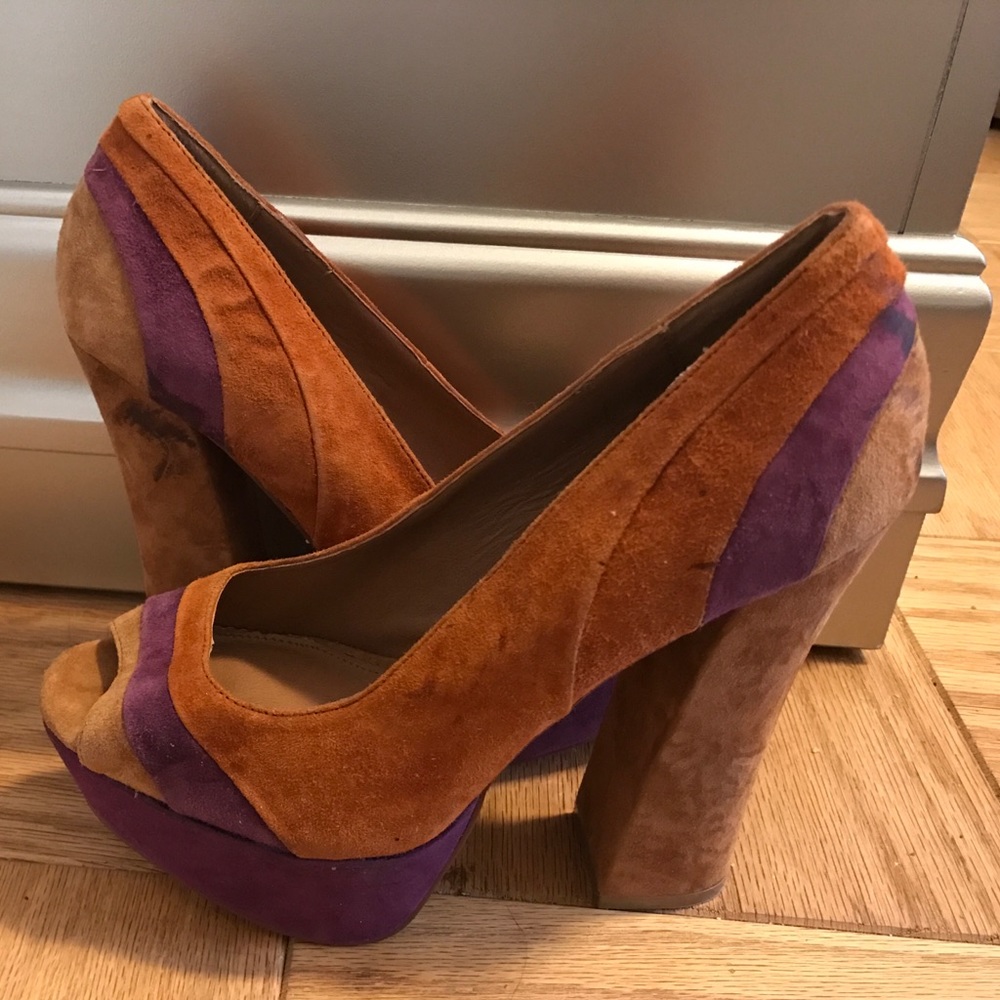 Steve Madden Color Block Platforms