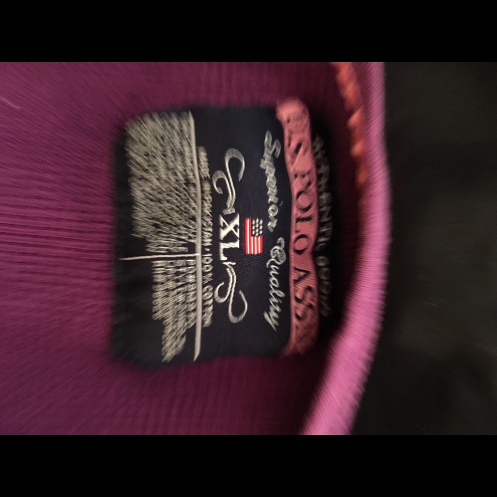 US POLO ASSN. Purple thermal shirt