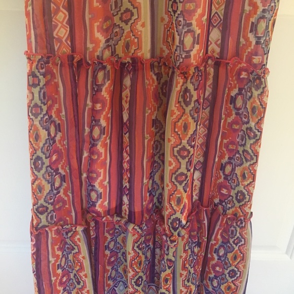 Printed Tiered Maxi - Picture 4 of 4