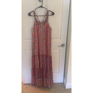 Printed Tiered Maxi