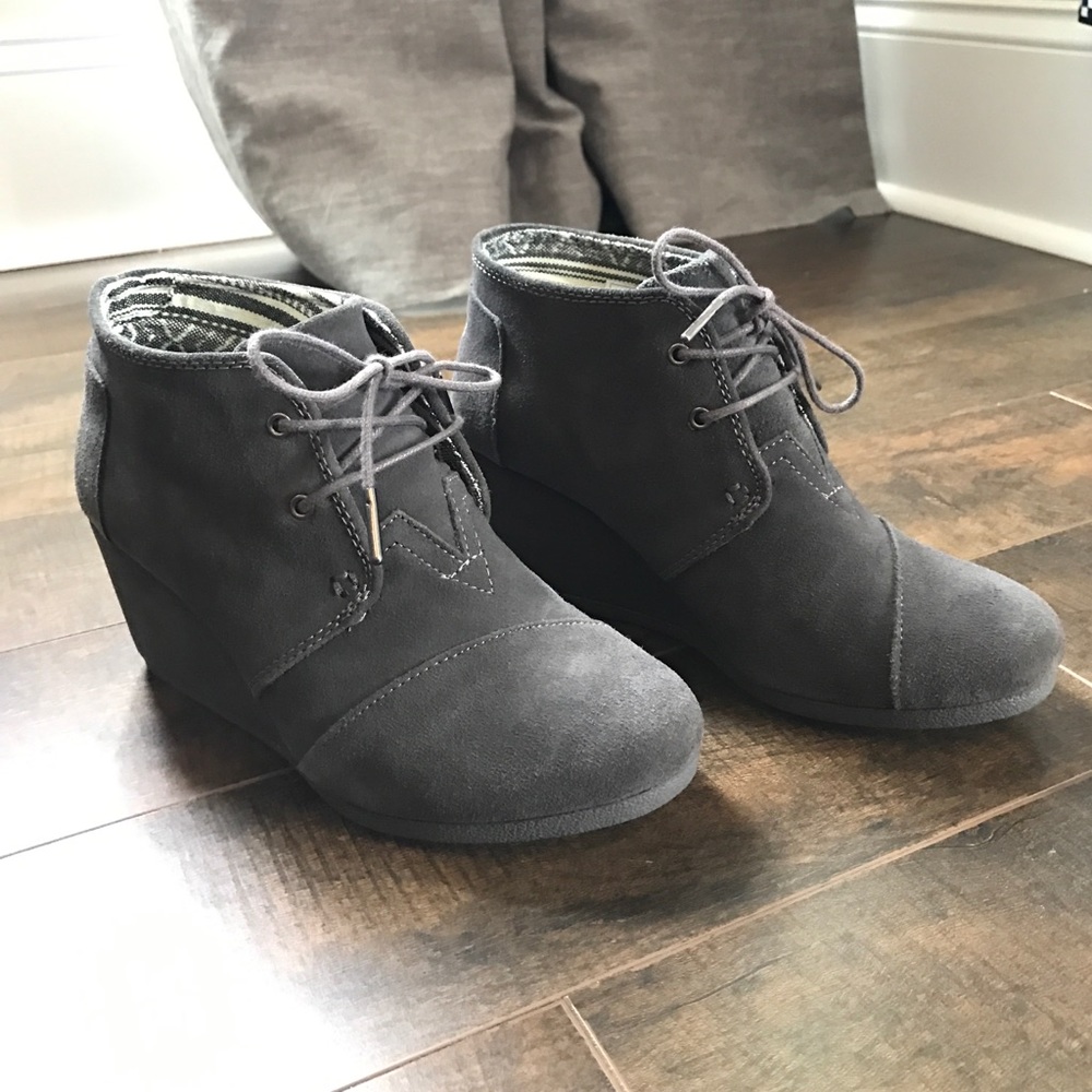 TOMS Desert Wedge Bootie