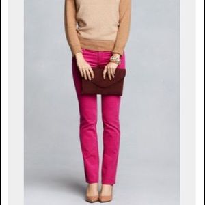 GAP Real straight hot pink corduroy pants