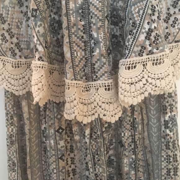 Strapless Forever 21 Boho Maxi - Picture 2 of 2