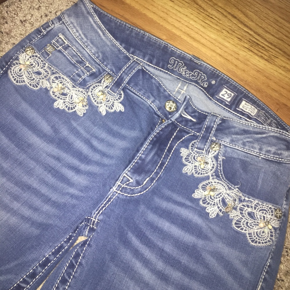 lace and rhinestones by miss me