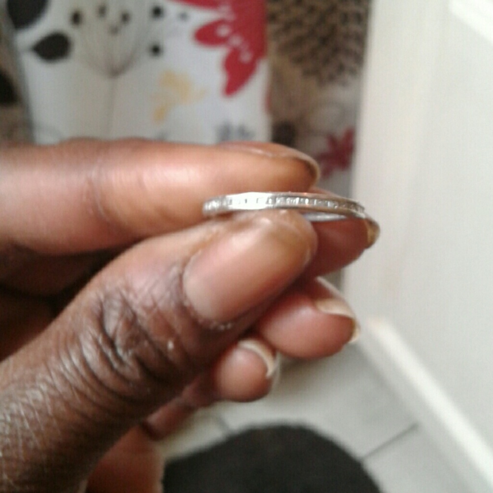 TONIGHT ONLY! Real diamond wedding band. - Picture 2 of 4