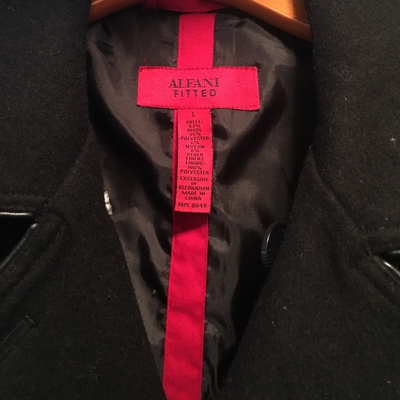 Alfani Pea Coat size L - Picture 2 of 3