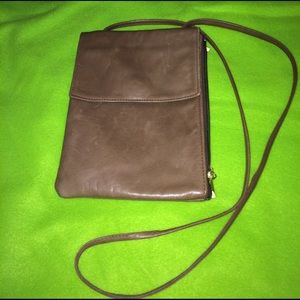 Leather cross body