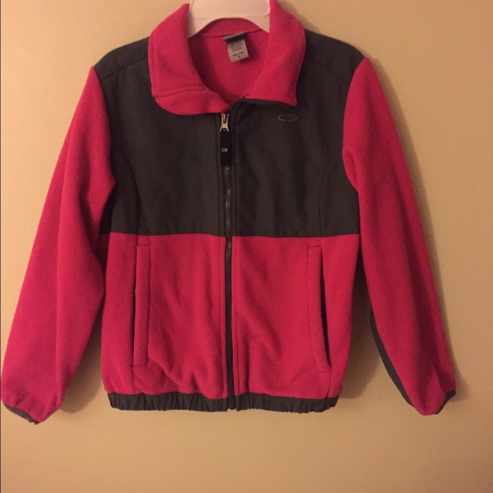 CHAMPION Girls Jacket Size M 10 12 Fleece