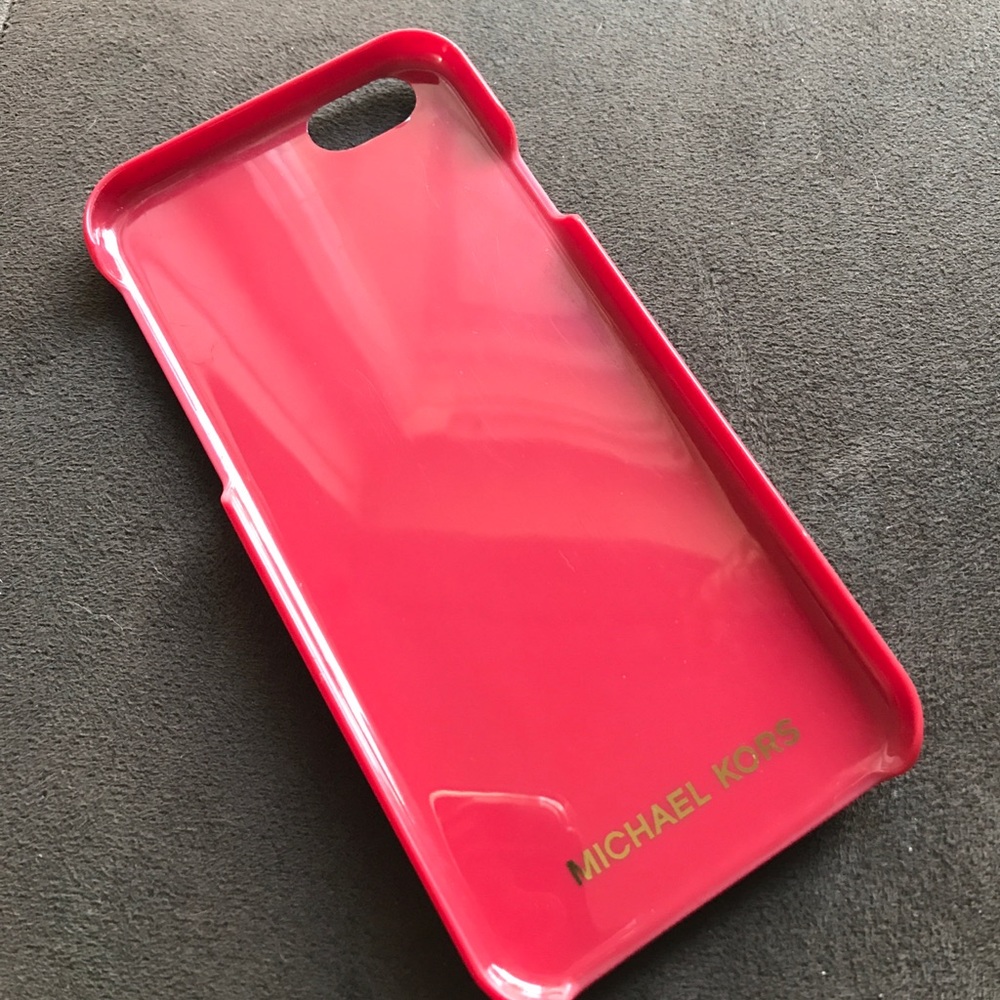 IPhone 6 Red Michael Kors credit card phone case
